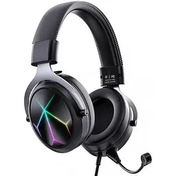Ігрові навушники повнорозмірні Onikuma Gaming with LED X10 Pro з підсвічуванням і мікрофоном - мініатюра 4