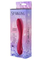 Вібратор Dream Toys Sparkling Cecilia, 20 см червоний - мініатюра 3