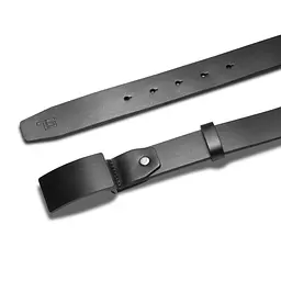 Ремінь чоловічий шкіряний Semi Line Black (P8233-0 M) 100 см - мініатюра 3