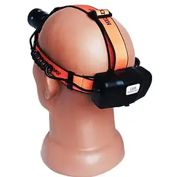 Налобний ліхтар X-Balog Night Vision Fluorescence BL-T210-TG zoom TypeC 2х18650 2 режими - мініатюра 3