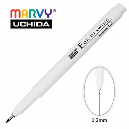 Лінер Marvy for Drawing 1.2 мм чорний 4600-S