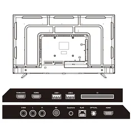 TV 50 Mystery MTV-5060UDT2 4K/Android 11/DVB-T2/2xUSB 2.0/3хHDMI/CI-слот/Wi-Fi/Black - мініатюра 3