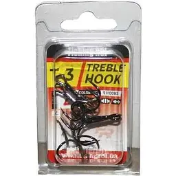 Гачок FISHING ROI №2 5шт/уп потрійний T-3 арт.33-06-002