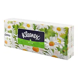 Набір носовички Kleenex Ромашка 100 шт. (10 упаковок по 10 шт.) - мініатюра 4
