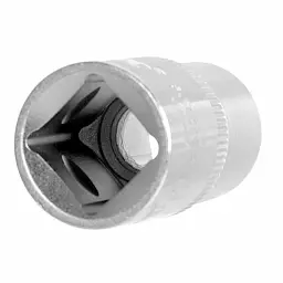 Насадка шестигранна коротка 1/2" 13мм CrV ULTRA (6070132) - мініатюра 3