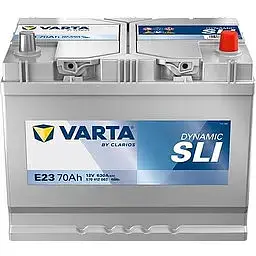Автомобільний акумулятор VARTA Blue Dynamic E23 6СТ-70Ah АзЕ ASIA 630A (EN) 570412063 - мініатюра 2