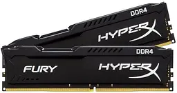 Модуль пам'яті HyperX Kingston DRAM 32GB 3200MHz DDR4 CL18 DIMM (Kit of 2) FURY Black EA (HX432C18FBK2/32) Б/в