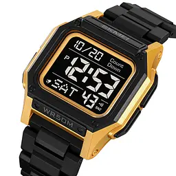 Чоловічий наручний годинник 2264BKGDBK Black-Gold-Black Skmei acs0030090 - мініатюра 3