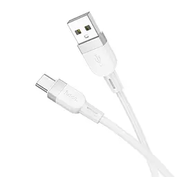 Кабель Hoco X109 USB для Type-C 1 м білий - мініатюра 1