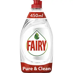 Засіб для ручного миття посуду Fairy Pure & Clean 450 мл (8001090837424) - мініатюра 1