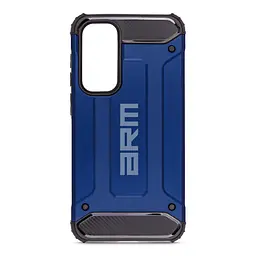 Чехол для Samsung Galaxy A35 5G (A356), Panzer, синий, противоударный, бронированный, милитари, панель-накладка, защита всего корпуса, защита дисплея и камеры, термополиуретан (TPU) + поликарбонат (PC), ArmorStandart (ARM75606)