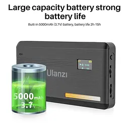Відеосвітло Ulanzi VL200 Bi-color Led Light 8W Black (2481 VL200) (2481) - мініатюра 10