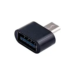 Перехідник OTG USB 2.0 AM to Micro 5P white Dengos (ADP-008-WHITE) - мініатюра 2