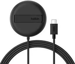 Зарядний пристрій бездротовий UltraCharge Magnetic Kickstand 15Вт чорний Belkin teh0026377