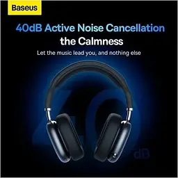 Навушники Baseus Bowie H2 Noise-Cancelling Wireless Headphone сірі (NGTW260013) - мініатюра 9