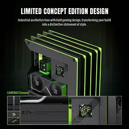 Корпус GameMax Blade Concept RGB Black без БЖ (Blade Concept) - мініатюра 12