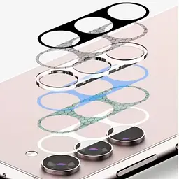 Захисне скло на камеру DK 3D Color Glass для Samsung Galaxy S23+ S916 015644 black - мініатюра 3