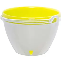 Вазон Santino Vista 3.8 л біло-лаймовий (V38 WHI-LIM)