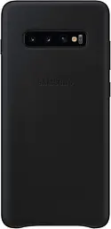 Чехол Leather Cover Samsung S10 Plus (G975) (EF-VG975LBEGRU) Black
