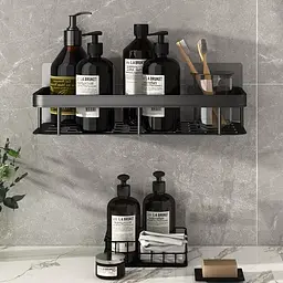 Полиця у ванну (30х13х5, 5 см) STORAGE RACK AND197, настінна / органайзер для ванної кімнати на стіну - мініатюра 4