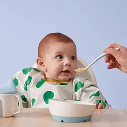 Набір ложок для годування IKEA 2 шт Біло-блакитні дитячі - мініатюра 2