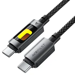Кабель Acefast C21-03 Type-C to Type-C 60W чорний