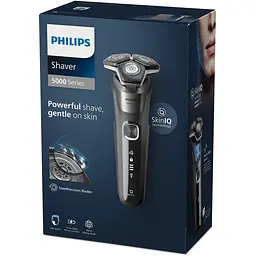 Електрична бритва Philips 5000 SkinIQ сіро-чорна (S5887/10) - мініатюра 3