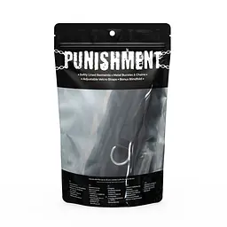 Хрестовина Punishment – Hog-Tie – Black, наручники + поножі на ланцюжку - мініатюра 4