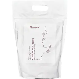 Альгінатна маска для обличчя Massena Aloe Vera & Olive 1000 г 