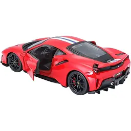 Автомодель Bburago Ferrari 488 Pista 1:24 Red (18-26026) [119066] - мініатюра 3