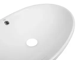 Комплект Qtap Dove: Раковина накладна овальна 635x420x150 мм White + Донний клапан PU02O (QT06113077WN47309) - мініатюра 5
