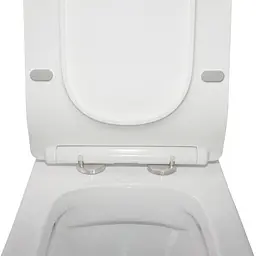 Унітаз-компакт Qtap Crow безобідковий з сидінням Soft Close QT05222170W, Білий - мініатюра 6