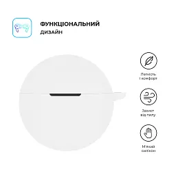 Чохол для навушників Armorstandart Hang Case для OPPO Enco Air2i/Air3i White (ARM79945) - мініатюра 2