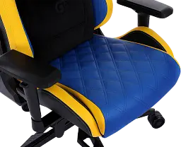 Геймерське крісло GT Racer синє з жовтим (X-0724 Blue/Yellow) - мініатюра 8