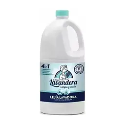 Відбілювач La Antigua Lavandera Lejia Lavadora 4 в 1 Для відбілювання одягу та миття різних поверхонь Білий 2 л (8437014202076)