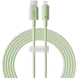 Дата кабель Baseus Habitat Series Fast Charging USB to Lightning 2.4A (2m) (P10360200) Natural Green