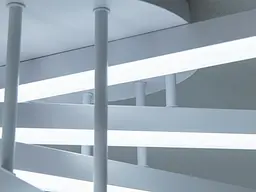 Стельова люстра Diasha біла LED 70W 5 модулів - мініатюра 4
