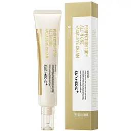 Пептидний крем для повік із частинками золота Sur.Medic+ Perfection 100tm All In One Facial Eye Cream 35 мл