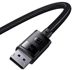 Кабель Baseus High Definition Series DP 8K to DP 8K Adapter Cable 1.5m B00633706111-01 Black - мініатюра 5