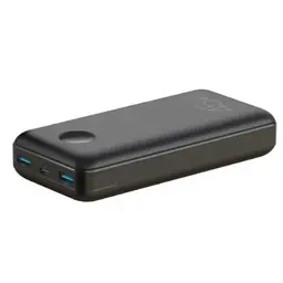 Зовнішній акумулятор XO PR203 45W 2 USB+Type-C QC і PD3.0 20000mAh чорний - мініатюра 2