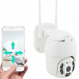 Поворотна вулична IP камера відеоспостереження Camera Cad YH-Q12S WiFi 5 mp - мініатюра 2
