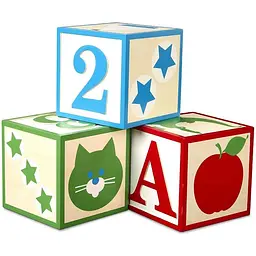 Набір кубиків Melissa & Doug великі дерев'яні 3 шт. (MD30543)