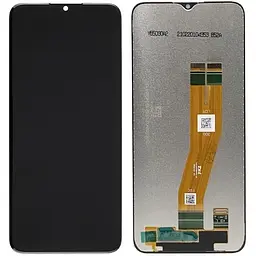 Дисплей Samsung A025 Galaxy A02s/M025 чорний, 160.5 x 72 mm, жовтий шлейф, оригінал PRC