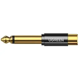 Перехідник Ugreen AV169 6.35 мм Male to RCA Female Adapter (80731)