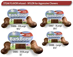Жувальна кістка для собак Pet Qwerks Extreme Dinosaur BarkBone - мініатюра 2
