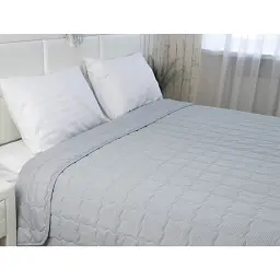 Покривало Руно двостороннє декоративне Soft Line 220х240 см сіре - мініатюра 7