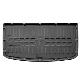 Килимок у багажник 3D для Volkswagen ID.6 2021- (5 або 7 місць) верхня полиця Високий борт