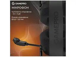 Навушники GamePro Genesis Mercury Pro 3-Mode Black (HSW120B) - мініатюра 7