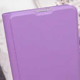 Шкіряний чохол-книжка GETMAN Elegant (PU) для Motorola Moto G32 Бузковий - мініатюра 7