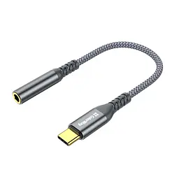 Перехідник USB-C to 3.5mm F 0.14m gray ColorWay (CW-AD-CJ) - мініатюра 2